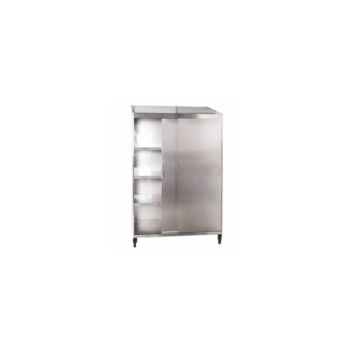 Armoire inox 2 portes coulissantes