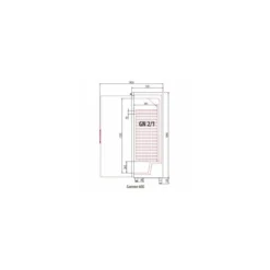 Armoire réfrigérée positive RVGI-601 GN 2/1 600 l