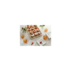Assiette carrée bagasse ø 15 cm - par 50