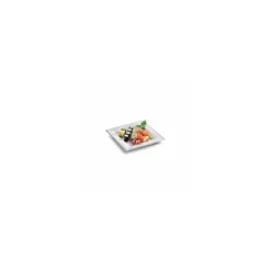 Assiette carrée eco-line en pulpe de canne 20 x 20 cm - par 50
