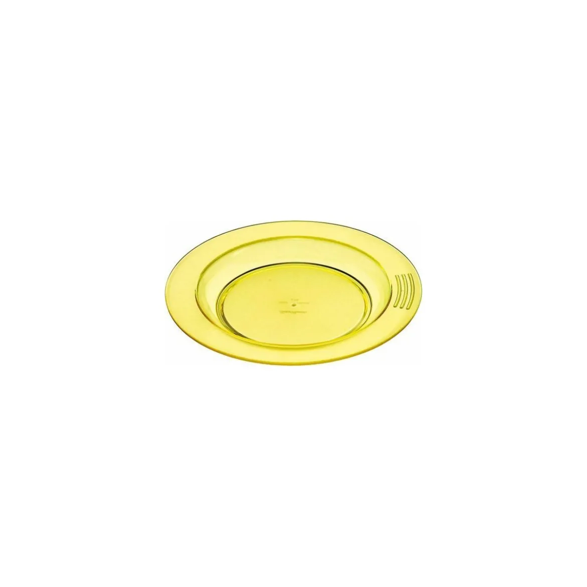 Assiette demi-creuse copolyester jaune ø 23,5 cm - par 6