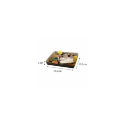 Assiette rectangle carton 17,5 x 12,5 x 3 cm - par 200