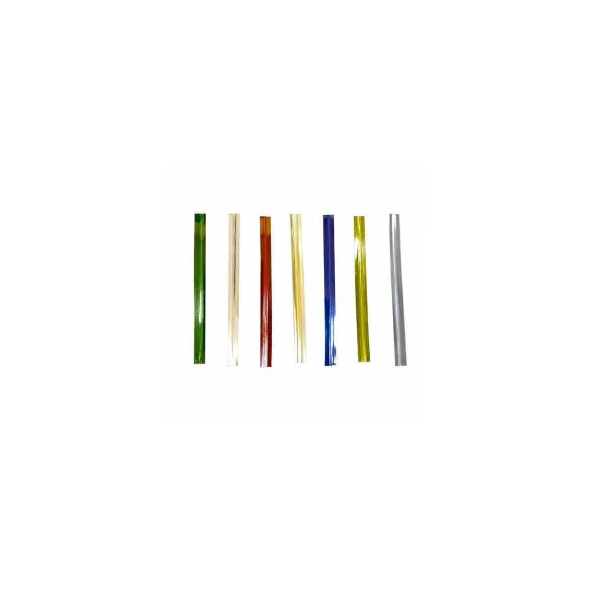 Attache cellophane bleu format 9 x 0,7 cm - par 2000