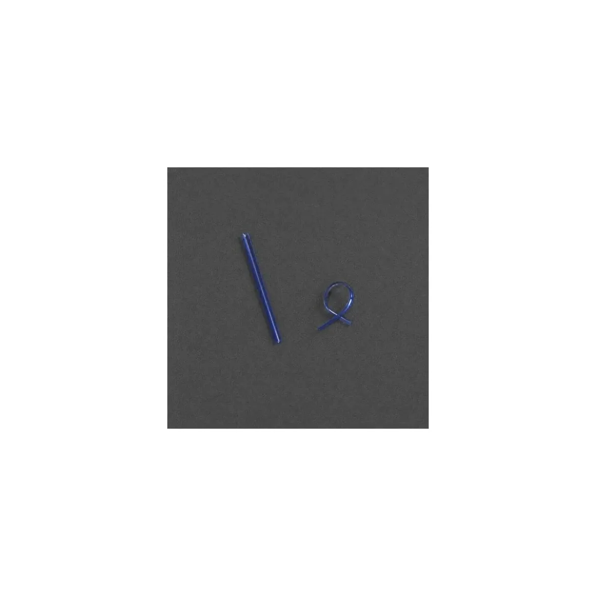 Attache cellophane bleu format 9 x 0,7 cm - par 2000