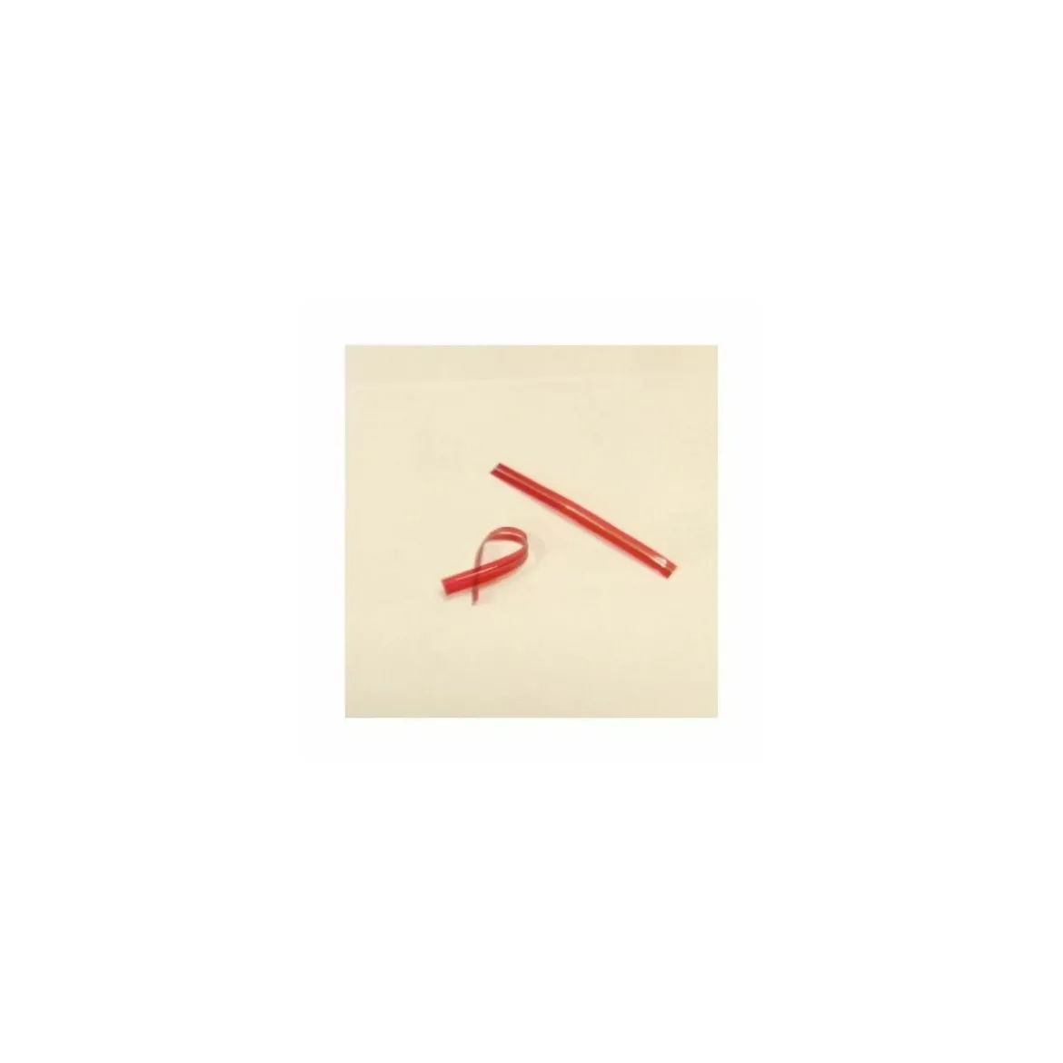 Attache cellophane rouge 9 x 0,7 cm - par 2000