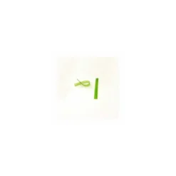 Attache cellophane vert 9 x 0,7 cm - par 2000