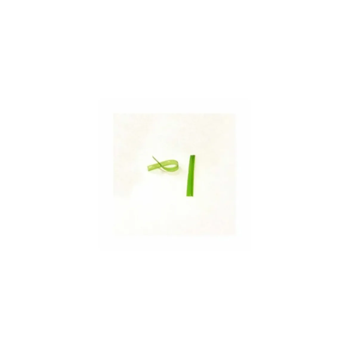 Attache cellophane vert 9 x 0,7 cm - par 2000