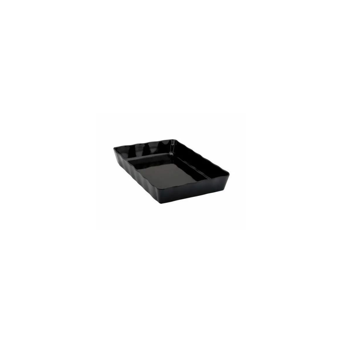 Bac Aalto mélamine noire 42 x 28 x 6 cm