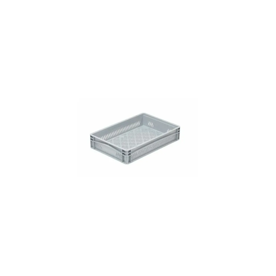 Bac ajouré pour verre gris 60 x 40 x 12 cm