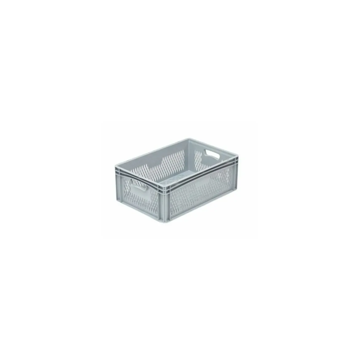 Bac ajouré pour verre gris 60 x 40 x 22 cm