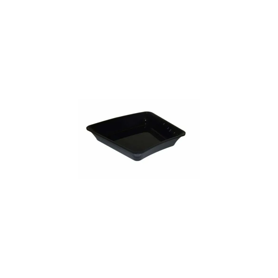 Bac angle 22,5° plexi noir pour kit Petale 22 x 26,5 x 5 cm