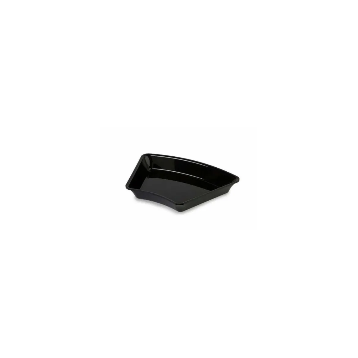 Bac angle 45° plexi noir pour kit Petale 40 x 26,5 x 5 cm