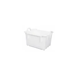Bac Comporte PEHD blanc 60 L