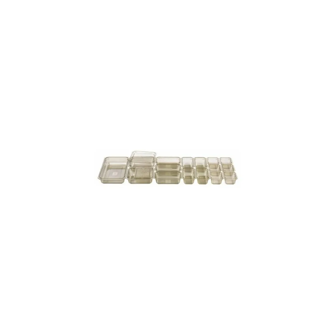 Bac copolyester Bank GN1/2 profondeur 6,5 cm