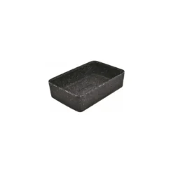 Bac kata crock mélamine noir 17,5 x 26 x 7 cm