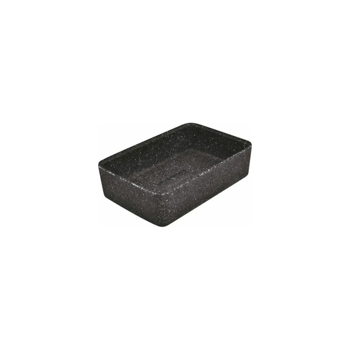 Bac kata crock mélamine noir 17,5 x 26 x 7 cm