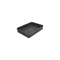 Bac kata crock mélamine noir 34,5 x 26 x 7 cm