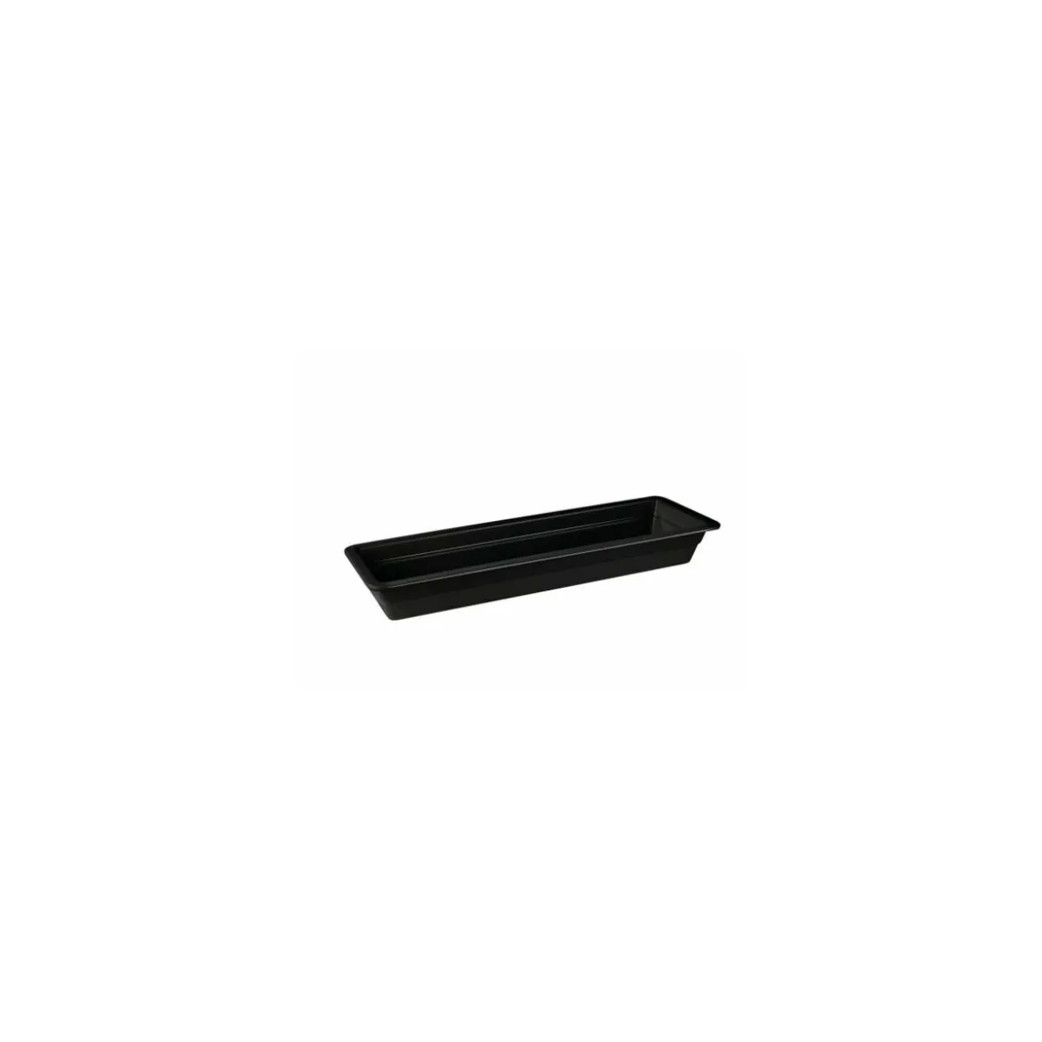Bac mélamine noir GN2/4 53 x 16 x 6,5 cm