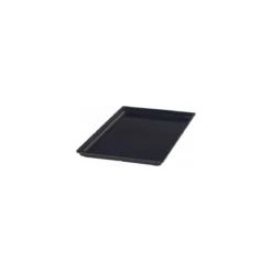 Bac mélamine Vestah noir GN 1/1 H. 3 cm