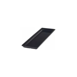 Bac mélamine Vestah noir GN 2/4 H. 3 cm