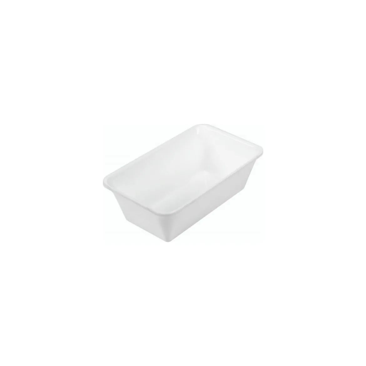 Bac plexi GN 1/4 blanc H. 8 cm 26,5 x 16,2 cm