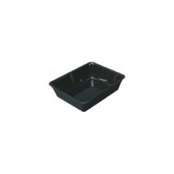Bac plexi GN 1/2 noir H. 8 cm 26,5 x 32,5 cm