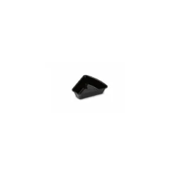 Bac triangulaire angle 45° plexi noir pour kit carrousel 29 x 28,5 x 8 cm