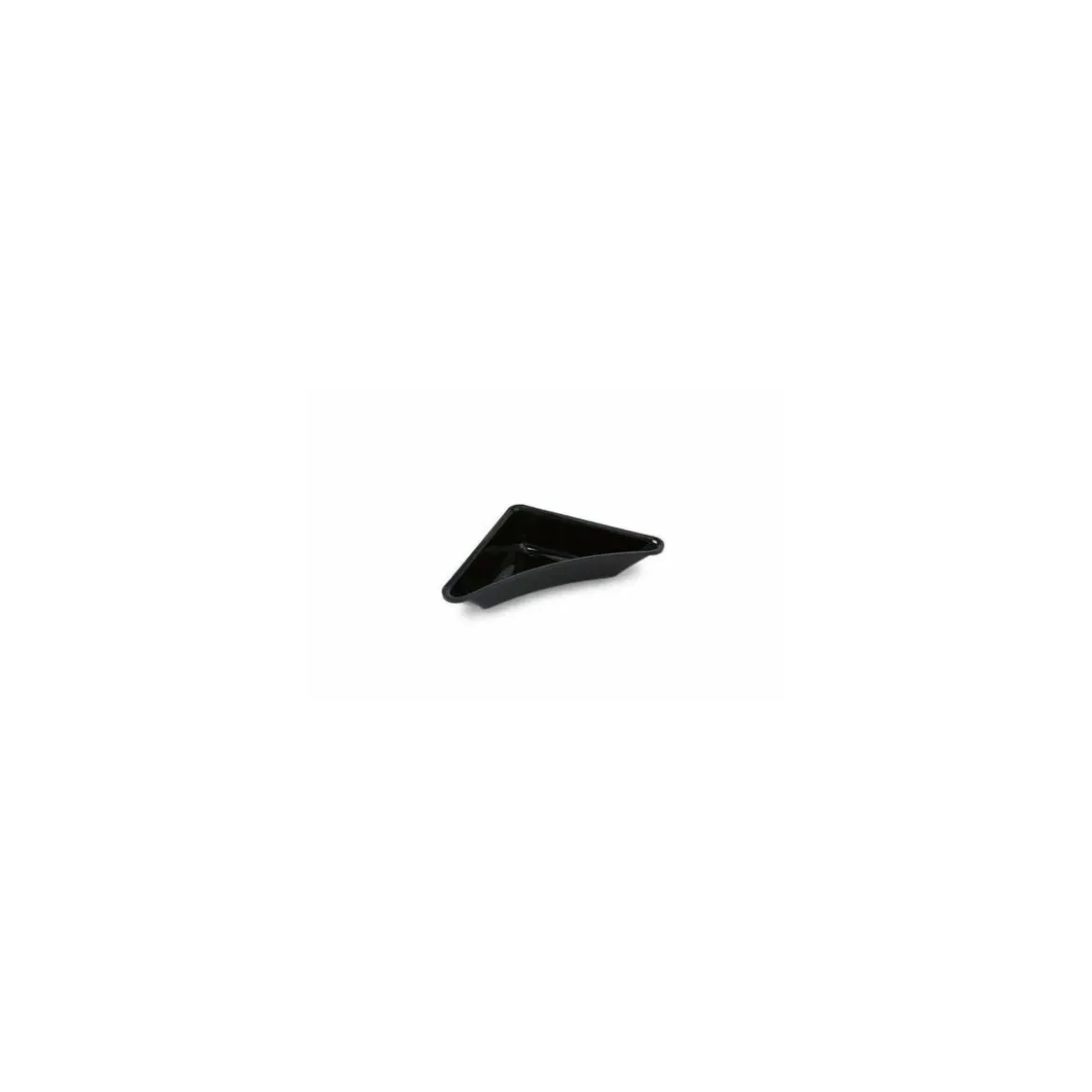 Bac triangulaire plexi noir pour kit carrousel 24 x 24 x 6 cm