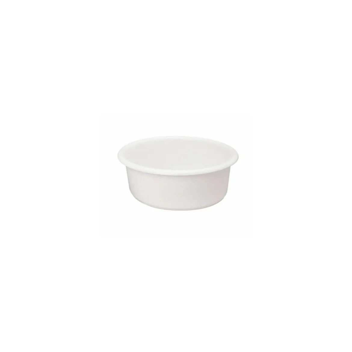 Baquet rond plastique 19 L blanc