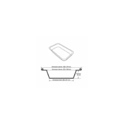 Barquette aluminium cuivrée 4000 ml - par 100
