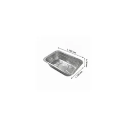 Barquette aluminium plissée BA911 890 ml - par 100