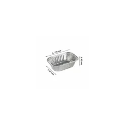 Barquette aluminium plissée 225 ml - par 100