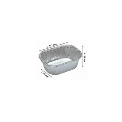 Barquette aluminium plissée 145 ml - par 100