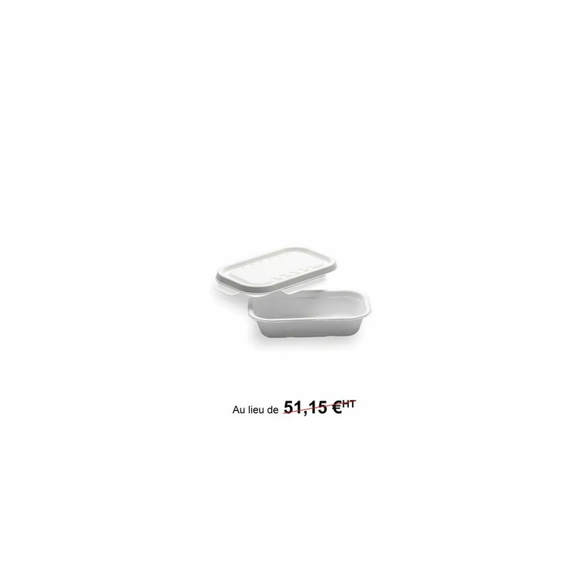 Barquette bagasse 850 ml - par 125