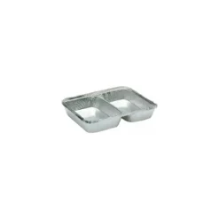 Barquette 2 compartiments rabattable 77,5 cl - par 100