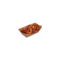 Barquette kraft brun sans couvercle pour hot dog 730 ml - par 1000