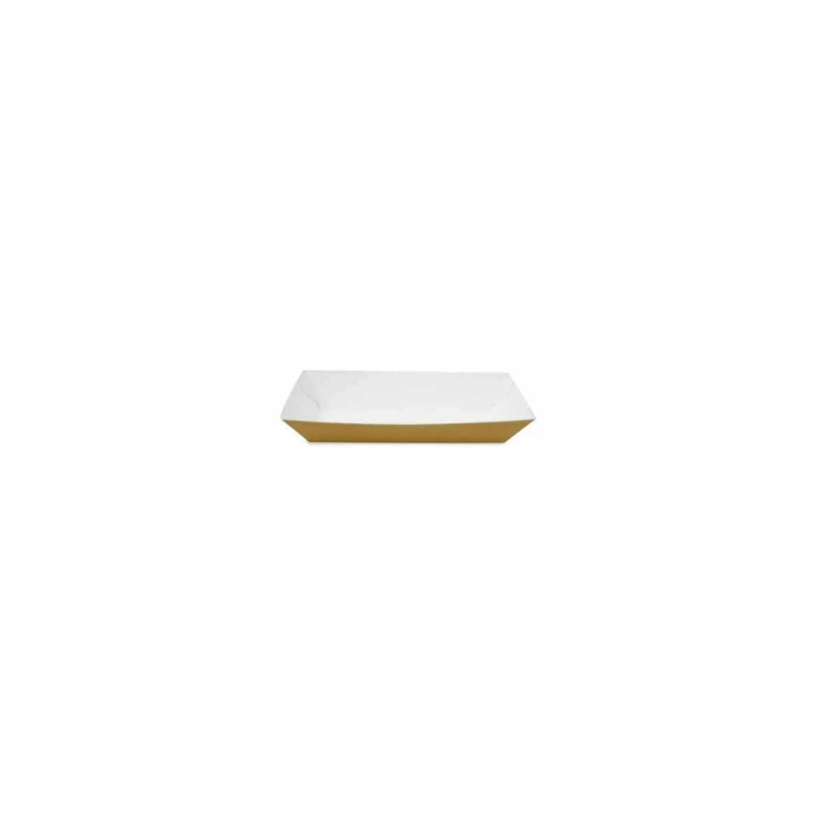 Barquette kraft brun sans couvercle pour hot dog 730 ml - par 1000