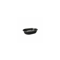 Barquette noire micro-ondable ovale 700 ml - par 280