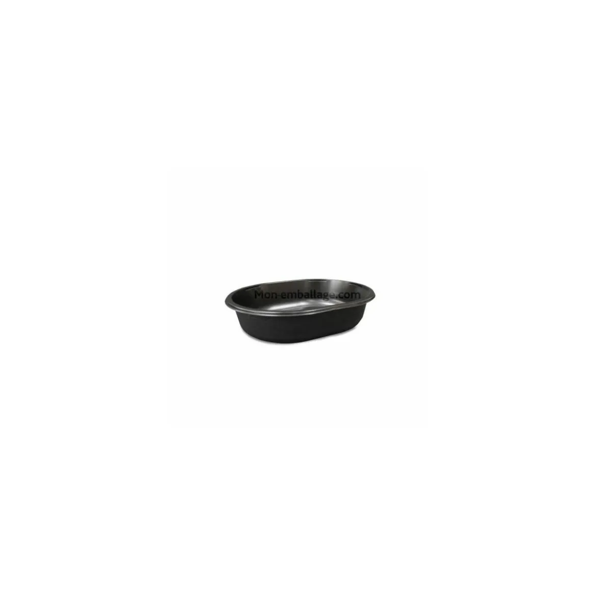 Barquette noire micro-ondable ovale 700 ml - par 280