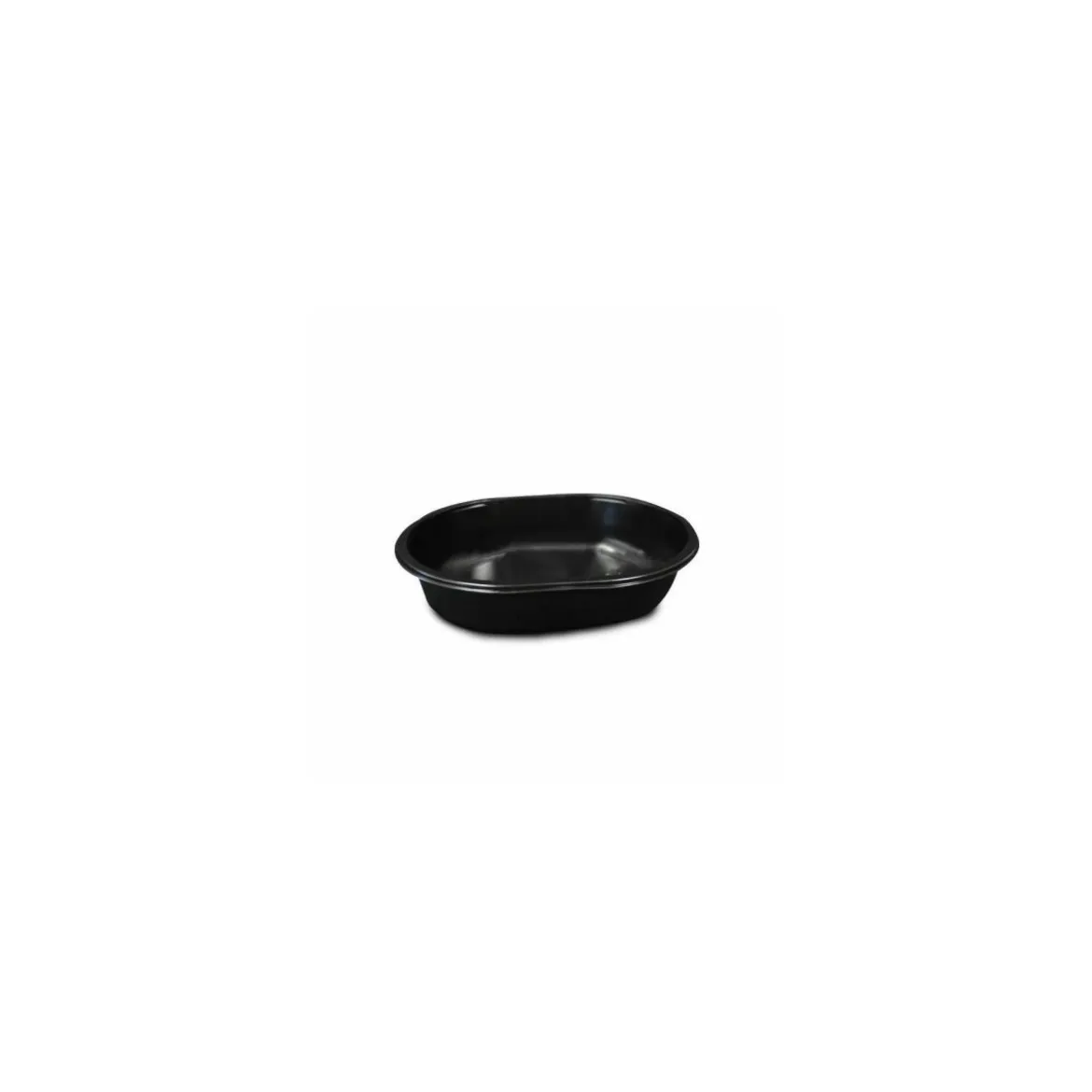 Barquette noire micro-ondable ovale 700 ml - par 280