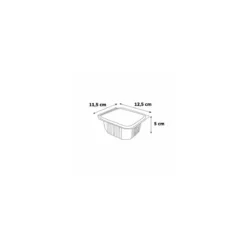 Barquette plastique avec couvercle Optipack 370 ml - par 600