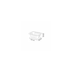 Barquette plastique noire scellable 500 ml - par 100