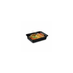 Barquette plastique noire scellable 750 ml - par 100