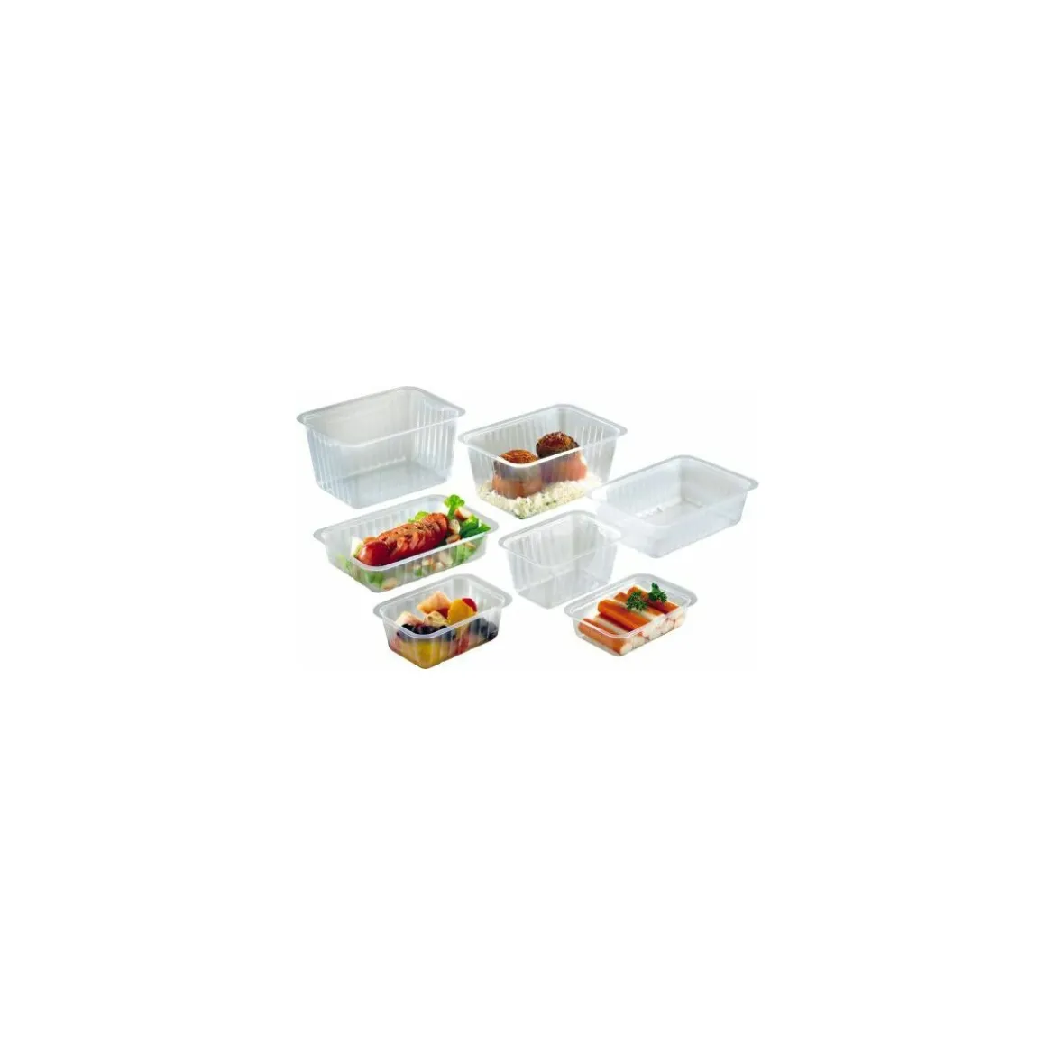 Barquette plastique transparente scellable Alphacel 500 ml - par 100