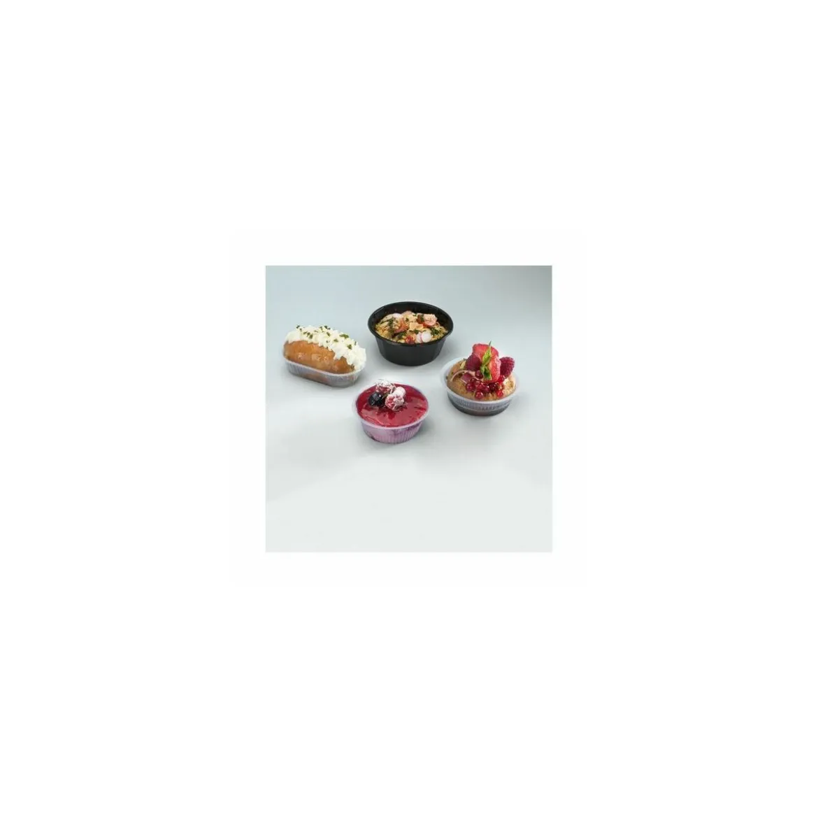 Barquette ronde PS 12 cl ⌀ 92 mm - par 1000