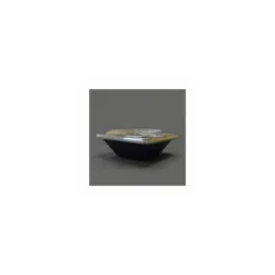 Barquette salade Pyramipack noire 250 ml avec couvercle - par 40