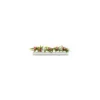 Barrette blanche fleurs passion et marguerites 25 cm - par 12