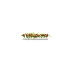 Barrette blanche fleurs sauvages 25 cm - par 12