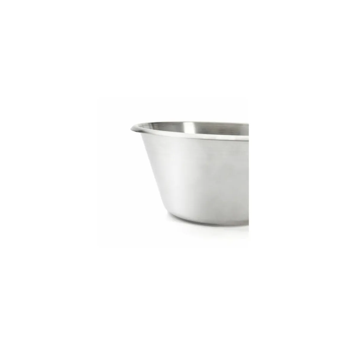 Bassine pâtissière inox fond plat ø 20 cm