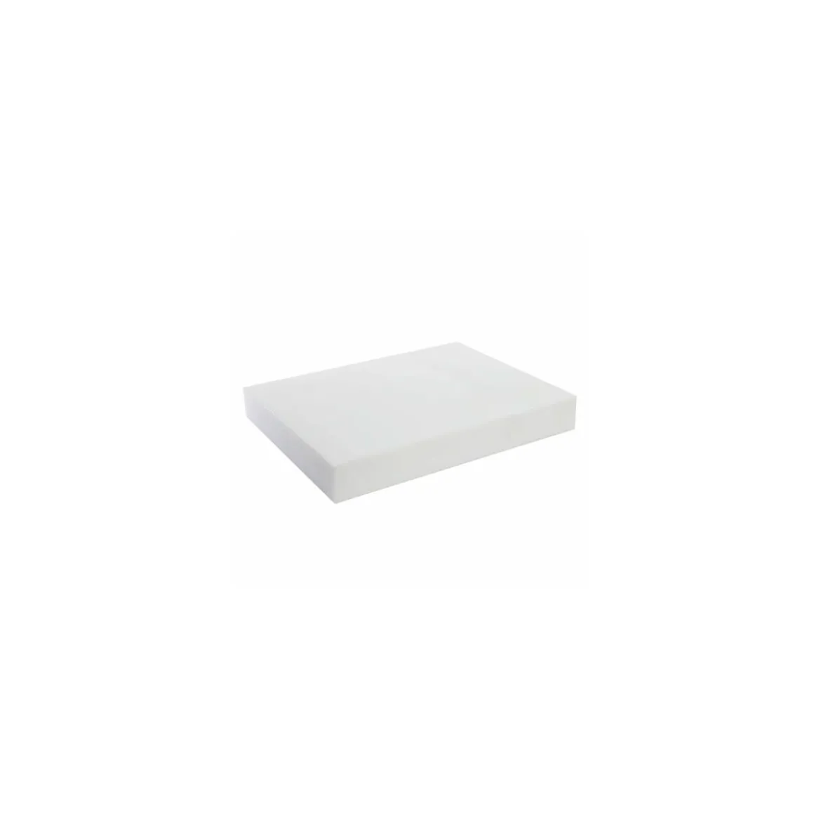 Billot blanc PEHD 60 x 50 x 10 cm